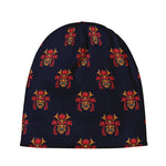 Japanese Samurai Pattern Print Beanie