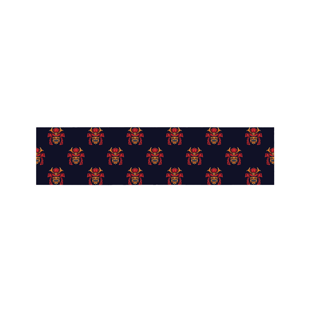Japanese Samurai Pattern Print Bed Runner