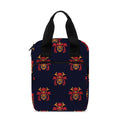 Japanese Samurai Pattern Print Bible Tote Bag