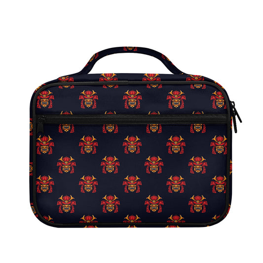 Japanese Samurai Pattern Print Briefcase Bible Bag