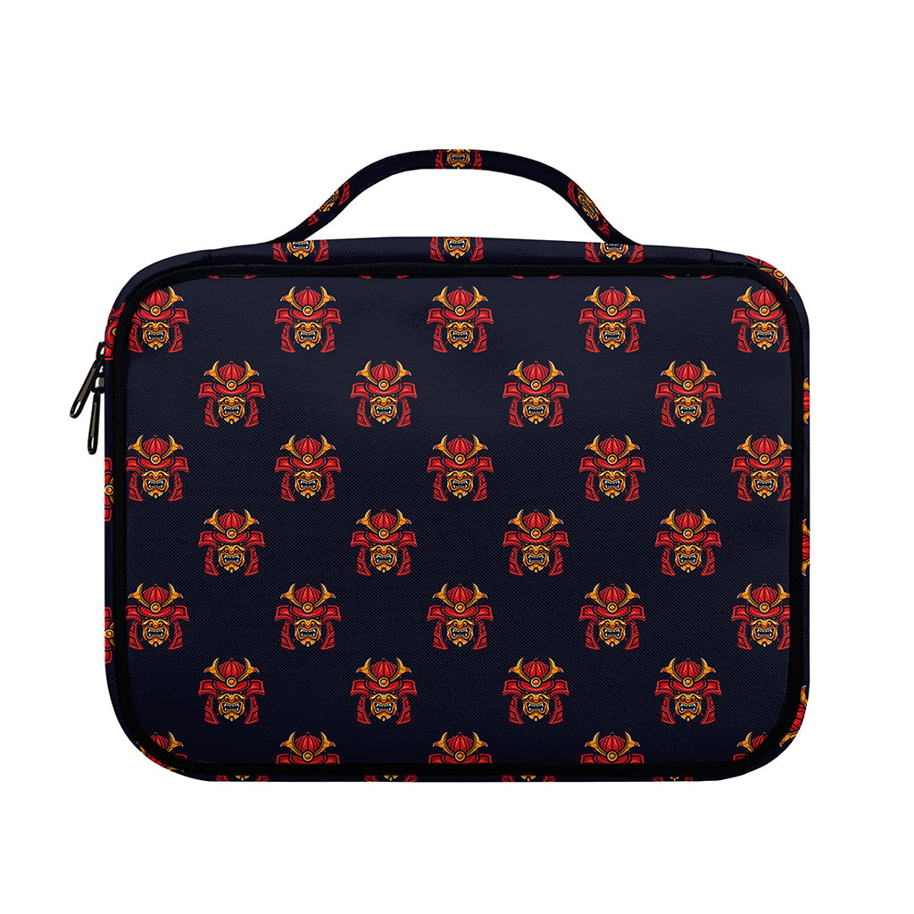 Japanese Samurai Pattern Print Briefcase Bible Bag