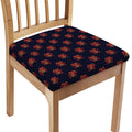 Japanese Samurai Pattern Print Chair Cushion Cover