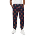Japanese Samurai Pattern Print Cotton Sweatpants