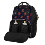 Japanese Samurai Pattern Print Diaper Bag