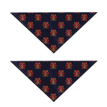 Japanese Samurai Pattern Print Dog Bandana