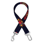 Japanese Samurai Pattern Print Dog Seat Belt