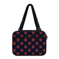 Japanese Samurai Pattern Print Double Strap Bible Bag