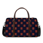 Japanese Samurai Pattern Print Duffle Bag