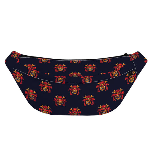 Japanese Samurai Pattern Print Fanny Pack