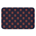 Japanese Samurai Pattern Print Indoor Door Mat