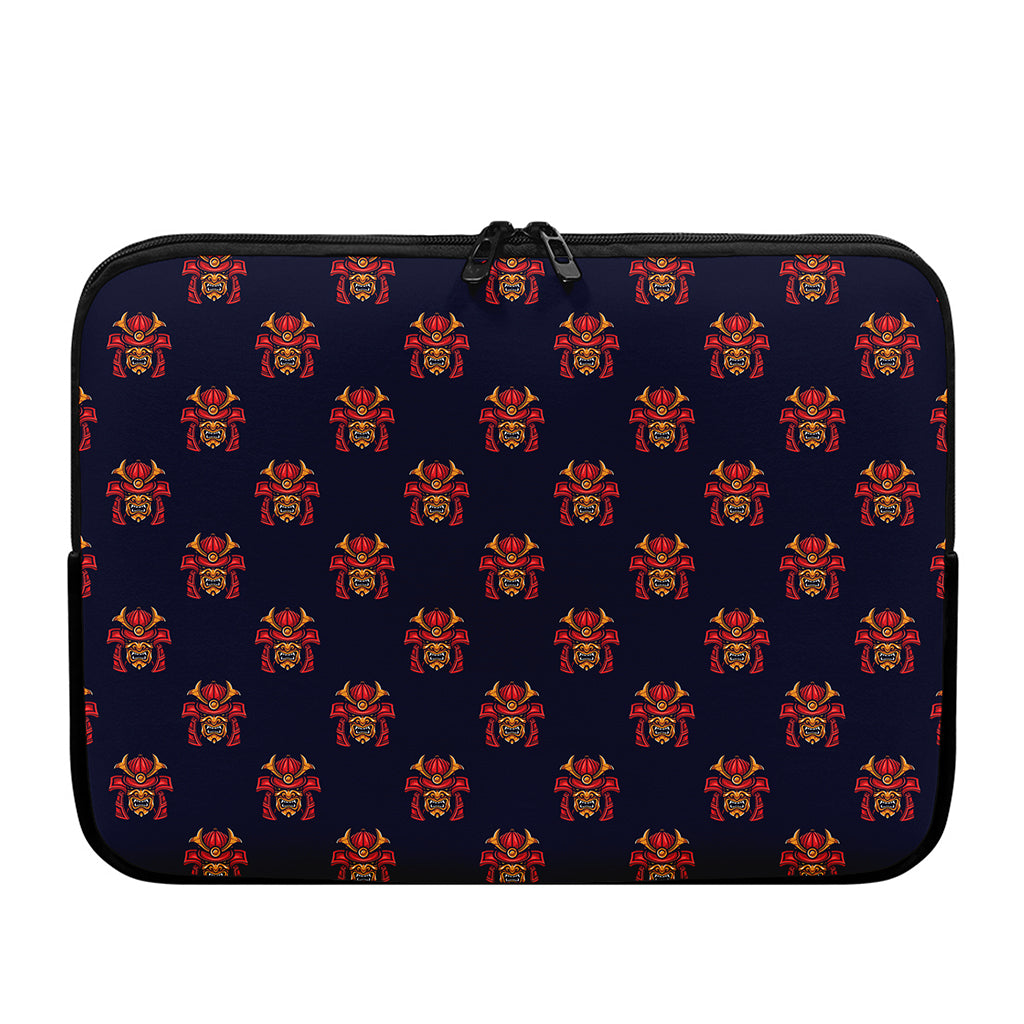 Japanese Samurai Pattern Print Laptop Sleeve