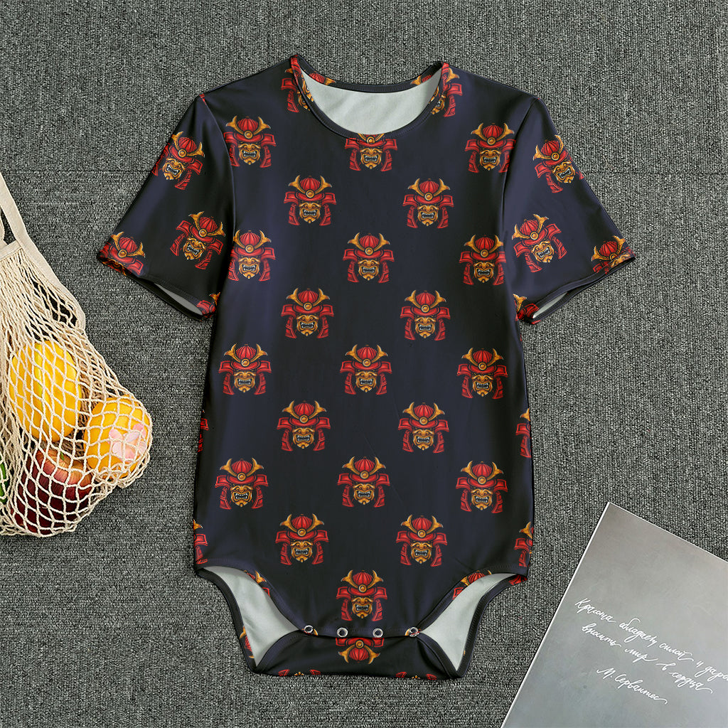 Japanese Samurai Pattern Print Men's Bodysuit