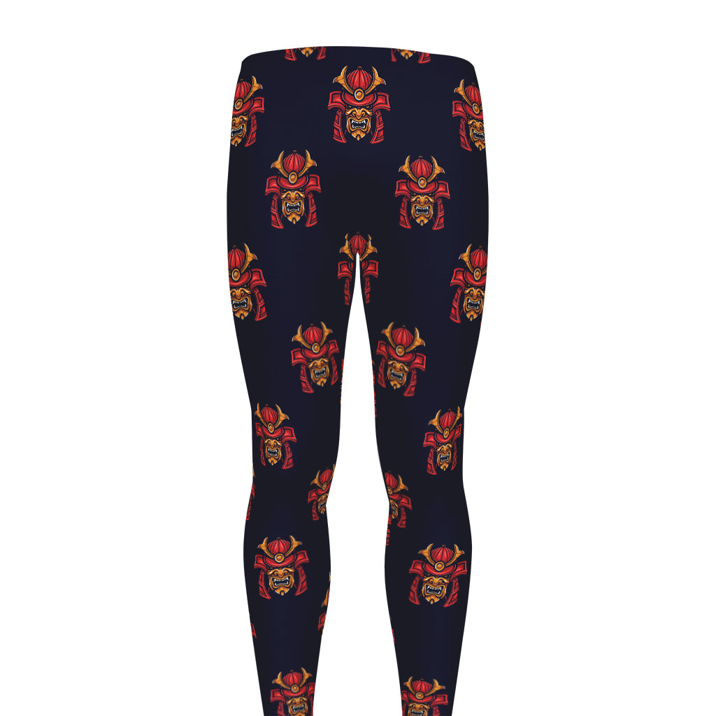 Japanese Samurai Pattern Print Men's leggings