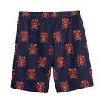Japanese Samurai Pattern Print Men's Sports Shorts