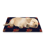Japanese Samurai Pattern Print Pet Cooling Mat Cover