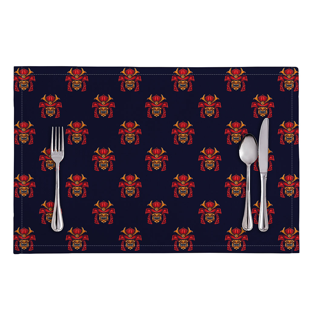 Japanese Samurai Pattern Print Placemat