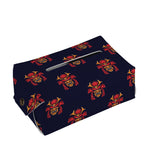 Japanese Samurai Pattern Print Rectangle Tissue Box Cover