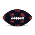 Japanese Samurai Pattern Print Rugby Ball