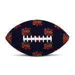Japanese Samurai Pattern Print Rugby Ball