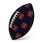 Japanese Samurai Pattern Print Rugby Ball