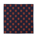 Japanese Samurai Pattern Print Silk Bandana