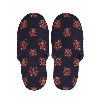 Japanese Samurai Pattern Print Slippers