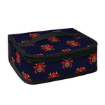 Japanese Samurai Pattern Print Small Lunch Bag