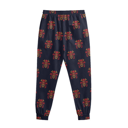 Japanese Samurai Pattern Print Sweatpants