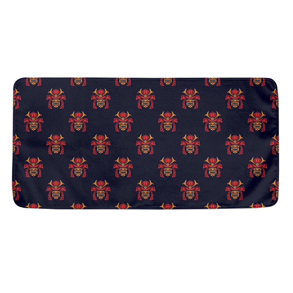 Japanese Samurai Pattern Print Towel