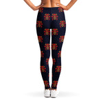Japanese Samurai Pattern Print Women's Leggings
