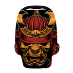 Japanese Samurai Warrior Mask Print Baby Seat Cover