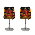 Japanese Samurai Warrior Mask Print Bar Stool Covers