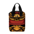 Japanese Samurai Warrior Mask Print Bible Tote Bag