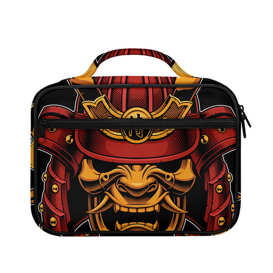 Japanese Samurai Warrior Mask Print Briefcase Bible Bag