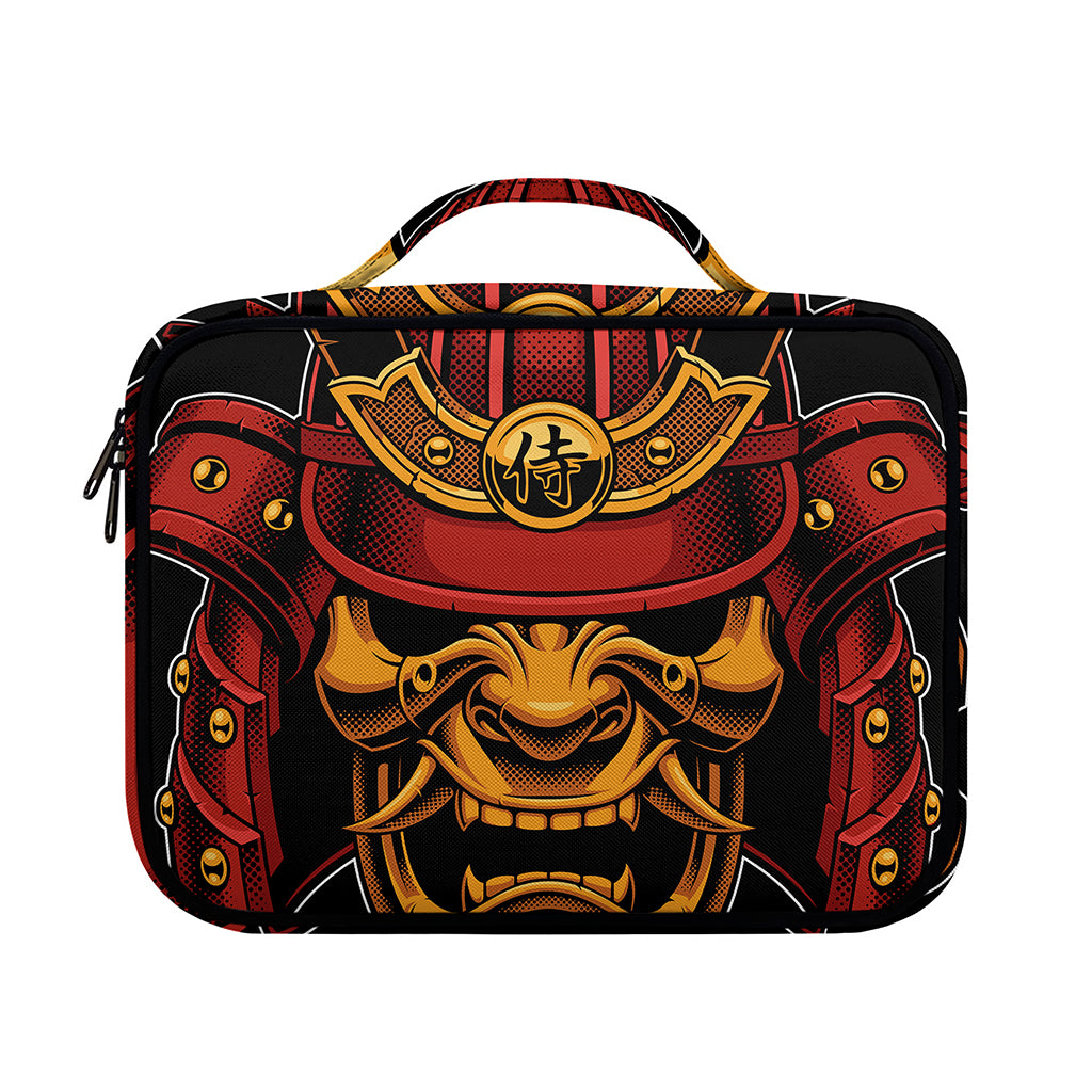 Japanese Samurai Warrior Mask Print Briefcase Bible Bag