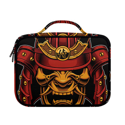 Japanese Samurai Warrior Mask Print Briefcase Bible Bag