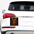 Japanese Samurai Warrior Mask Print Car Sticker