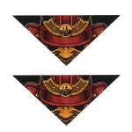 Japanese Samurai Warrior Mask Print Dog Bandana