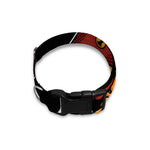 Japanese Samurai Warrior Mask Print Dog Collar