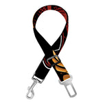 Japanese Samurai Warrior Mask Print Dog Seat Belt