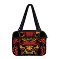 Japanese Samurai Warrior Mask Print Double Strap Bible Bag