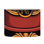 Japanese Samurai Warrior Mask Print Drum Lamp Shade