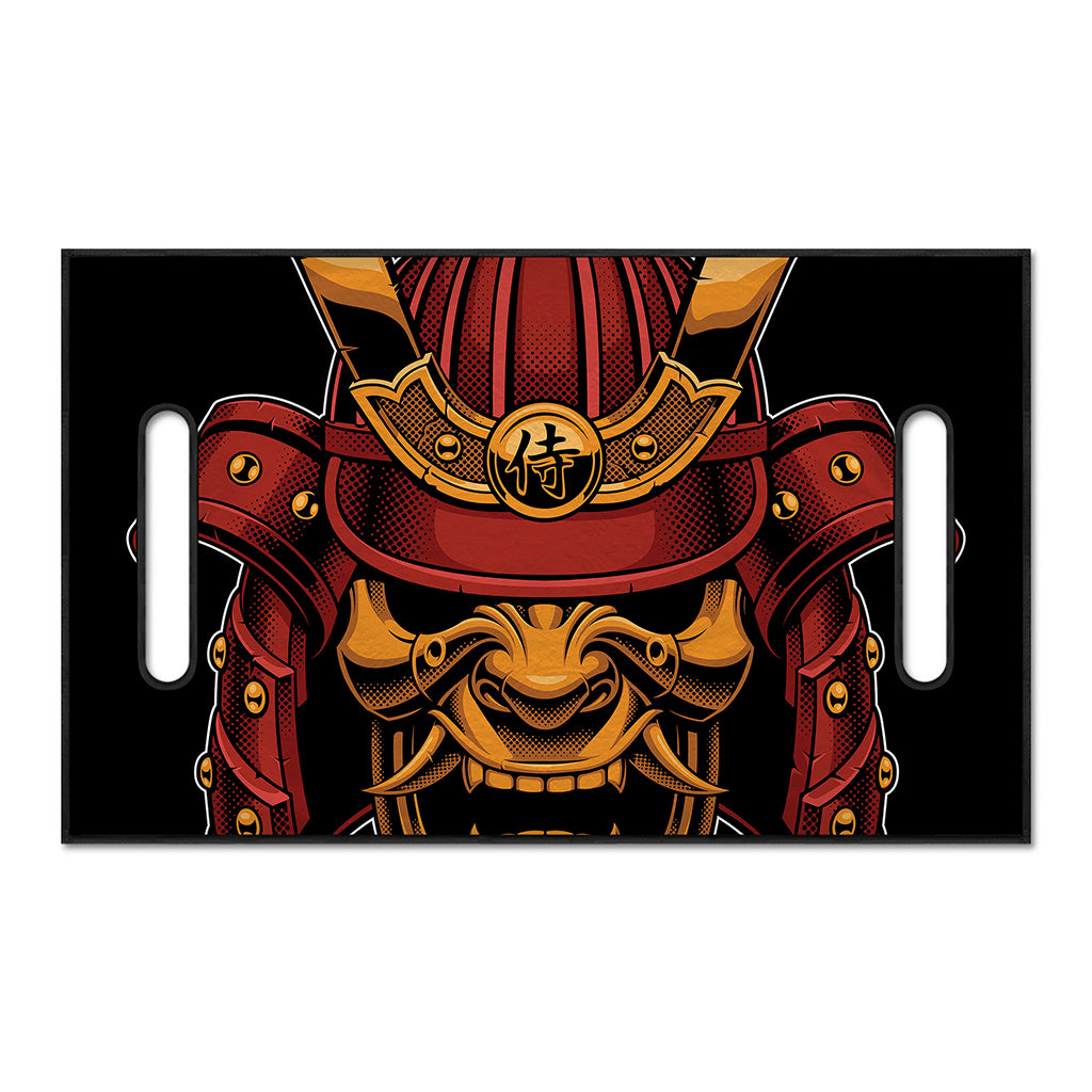 Japanese Samurai Warrior Mask Print Golf Cart Seat Cover