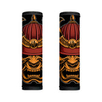 Japanese Samurai Warrior Mask Print Handle Covers