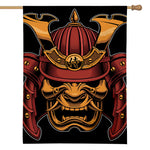 Japanese Samurai Warrior Mask Print House Flag