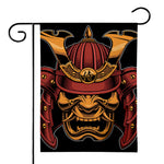 Japanese Samurai Warrior Mask Print House Flag