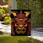 Japanese Samurai Warrior Mask Print House Flag