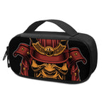 Japanese Samurai Warrior Mask Print Insulin Cooler Travel Case