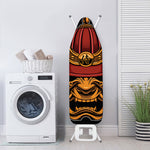 Japanese Samurai Warrior Mask Print Ironing Board Cover