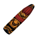 Japanese Samurai Warrior Mask Print Ironing Board Cover